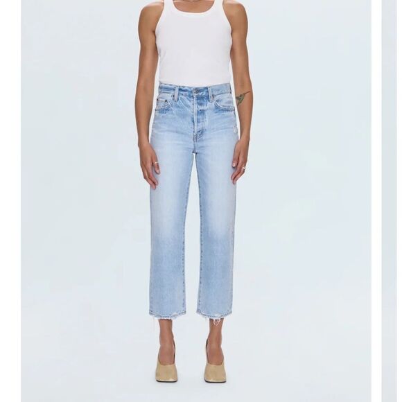 Pistola Cassie Super High Rise Straight Jeans | Size 30 - Picture 1 of 10
